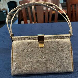 Vintage Harry Levine Gold Lame Handbag
